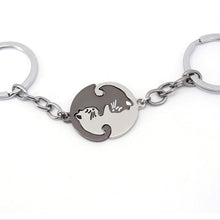 Load image into Gallery viewer, Cute Couples Jewelry animal Necklaces Black white Couple Necklace cat Pendants - accessories4girls