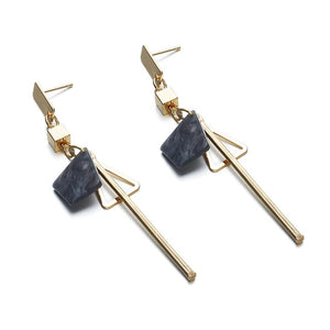 Korean Style Simple Design Geometric Earrings - accessories4girls
