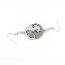 Load image into Gallery viewer, Cute Couples Jewelry animal Necklaces Black white Couple Necklace cat Pendants - accessories4girls