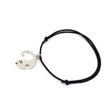 Load image into Gallery viewer, Cute Couples Jewelry animal Necklaces Black white Couple Necklace cat Pendants - accessories4girls
