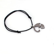 Load image into Gallery viewer, Cute Couples Jewelry animal Necklaces Black white Couple Necklace cat Pendants - accessories4girls