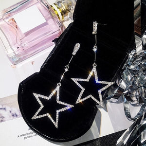 Tassel Star Earrings Geometry Drop Earring For Women Statement Earrings Wholesale - accessories4girls