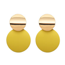 Load image into Gallery viewer, Earrings 2019 Metal Round Earrings Drop Earring Modern Jewelry Pun - accessories4girls