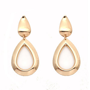 Earrings 2019 Metal Round Earrings Drop Earring Modern Jewelry Pun - accessories4girls