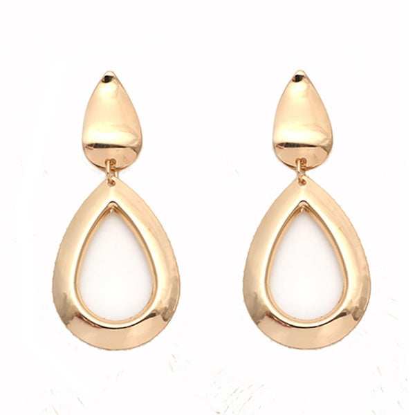 Earrings 2019 Metal Round Earrings Drop Earring Modern Jewelry Pun - accessories4girls