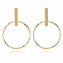 Load image into Gallery viewer, Earrings 2019 Metal Round Earrings Drop Earring Modern Jewelry Pun - accessories4girls