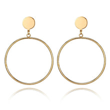 Load image into Gallery viewer, Earrings 2019 Metal Round Earrings Drop Earring Modern Jewelry Pun - accessories4girls