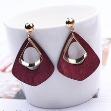 Load image into Gallery viewer, Tassel Star Earrings Geometry Drop Earring For Women Statement Earrings Wholesale - accessories4girls