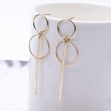 Load image into Gallery viewer, Tassel Star Earrings Geometry Drop Earring For Women Statement Earrings Wholesale - accessories4girls