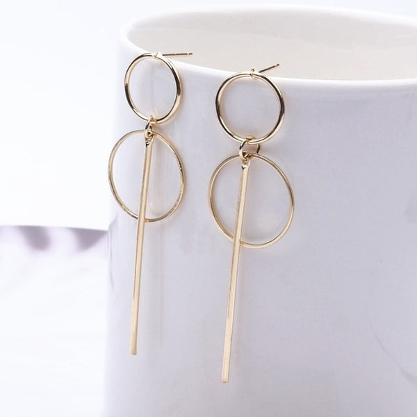 Tassel Star Earrings Geometry Drop Earring For Women Statement Earrings Wholesale - accessories4girls