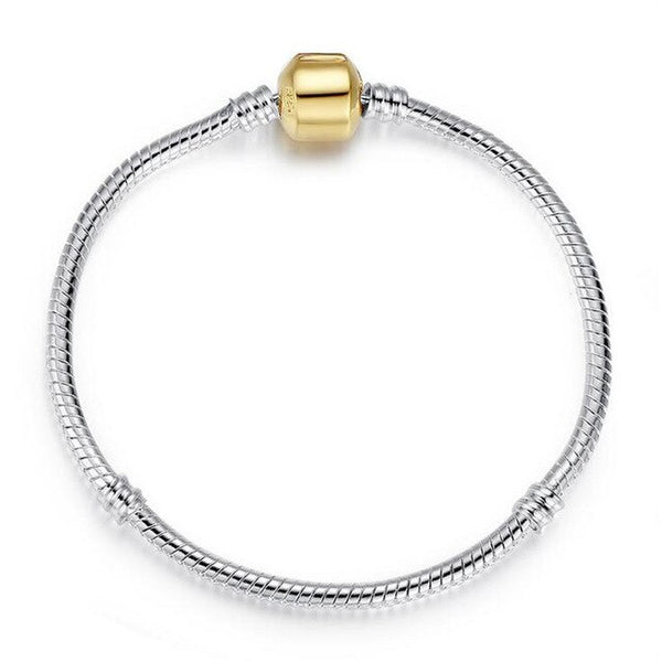 Original 925 Sterling Silver Snake Chain Bangle & Bracelet - accessories4girls