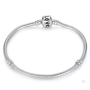 Original 925 Sterling Silver Snake Chain Bangle & Bracelet - accessories4girls